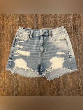 American Eagle Distressed Cutoff Mom Shorts Size 0